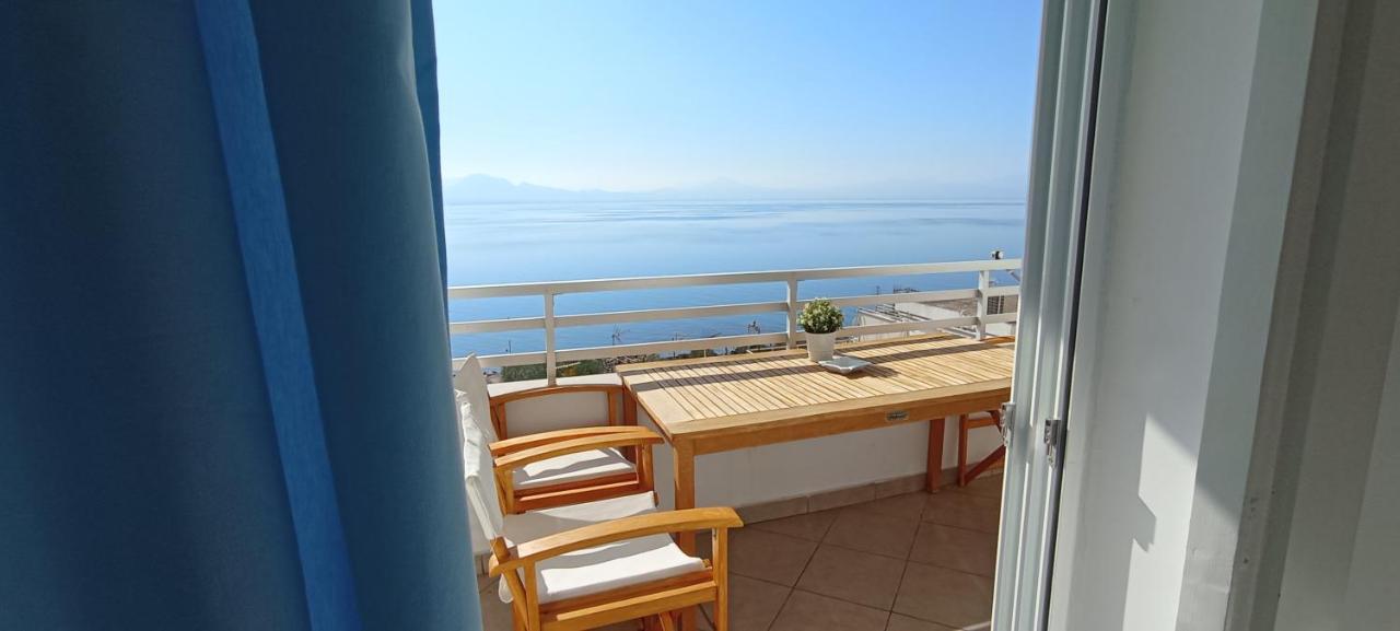 Atlas-Unlimited Sea View Apartment Лоутраки Экстерьер фото